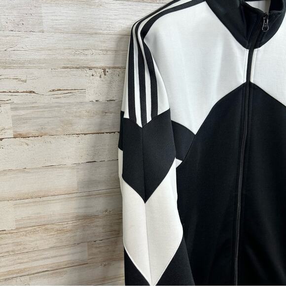 Adidas Palmeston Track Top Jacket Style DJ3460 Men's Size S Black White - Picture 8 of 16